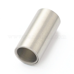 Tarnish Resistant 304 Stainless Steel Magnetic Clasps with Glue-in Ends&nbsp;STAS-B017-01B-P