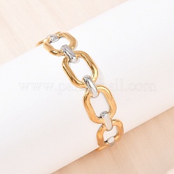 304 Stainless Steel Cuff Bangles for Women&nbsp;BJEW-G757-04GP