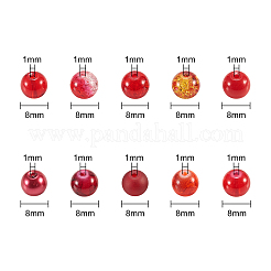 200Pcs 10 Styles DIY Glass Round Beads Sets&nbsp;DIY-CJ0001-97