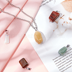 Natural & Synthetic Mixed Gemstone Pendants&nbsp;G-PH0001-09