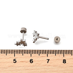 304 Stainless Steel Stud Earrings&nbsp;EJEW-H161-01P-B