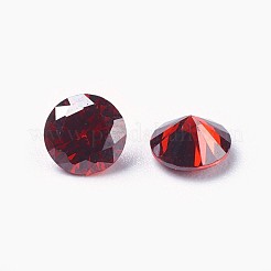 Cubic Zirconia Pointed Back Cabochons&nbsp;ZIRC-WH0001-B07