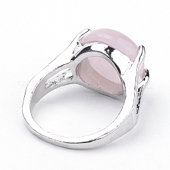 Natural Rose Quartz Rings&nbsp;G-S242-09-B