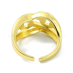 Brass Open Cuff Ring&nbsp;RJEW-B051-13G