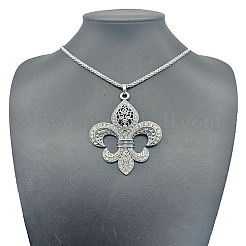 Tibetan Style Alloy Rhinestone Pendant Necklaces for Women Men&nbsp;RH2699-1
