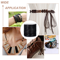 20M Round Cowhide Leather Cord&nbsp;WL-WH0015-01C-02