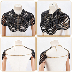 1Pc Resin Imitation Pearl Beaded Shawl&nbsp;AJEW-GA0010-05