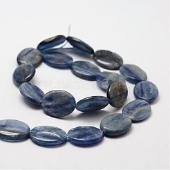 Oval Natural Kyanite/Cyanite/Disthene Bead Strands&nbsp;G-O139-01F