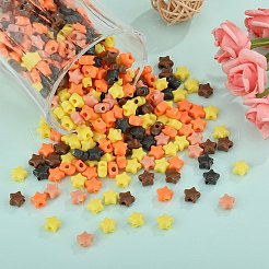 1200Pcs 5 Colors Opaque Acrylic Beads&nbsp;MACR-SZ0001-88