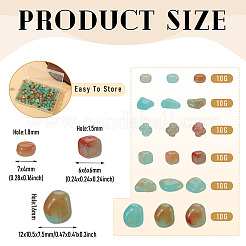 60G 6 Styles Transparent Acrylic Beads&nbsp;TACR-TA0001-63B