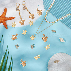 18Pcs 3 Styles Brass Charms&nbsp;FIND-PH0022-94