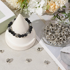 100Pcs 10 Styles Alloy European Beads&nbsp;FIND-SP0003-96