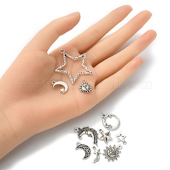 100G Tibetan Style Alloy Pendants&nbsp;TIBE-YW0001-07