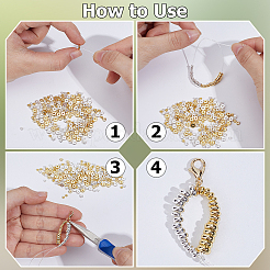 240Pcs 6 Styles Brass Beads&nbsp;KK-BBC0025-79