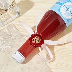 Brass Wax Seal Stamps with Wood Handle&nbsp;AJEW-WH0412-0103