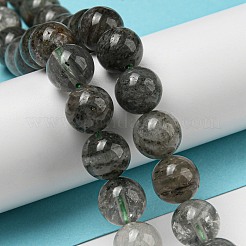 Natural Lodolite Quartz Beads Strands&nbsp;G-R494-A15-04