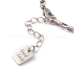 Brass Box Chain Bracelets&nbsp;BJEW-H537-03AS