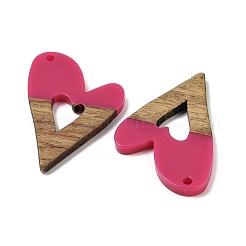 Resin and Walnut Pendants&nbsp;WOOD-I013-08B