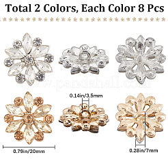 12Pcs 2 Colors Alloy Shank Button&nbsp;BUTT-GF0003-59