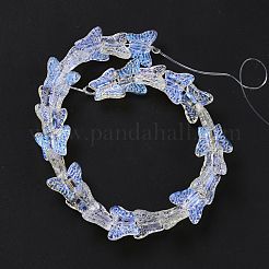 Transparent Glass Beads Strands&nbsp;GLAA-F114-04E