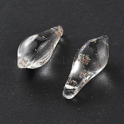 Handmade Gold Sand Lampwork Beads&nbsp;LAMP-M024-01H