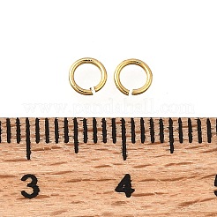Brass Open Jump Rings&nbsp;KK-B147-03B-G