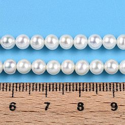 Natural Cultured Freshwater Pearl Beads Strands&nbsp;PEAR-N016-04B