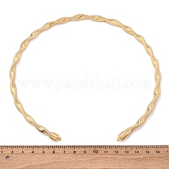 6.5mm Twist Iron Chain Necklaces&nbsp;NJEW-G163-01KCG