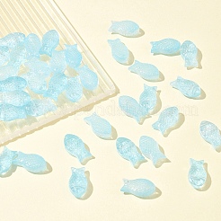 50Pcs Transparent Spray Painted Glass Beads&nbsp;GLAA-FS0002-06E
