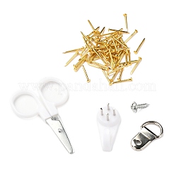 Whale Pattern DIY String Arts Kit Set&nbsp;DIY-F070-03