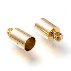 Brass Cord Ends&nbsp;KK-H759-42B-G