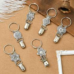 6Pcs 6 Styles Alloy Hat Clip for Travel&nbsp;FIND-CJ0004-02