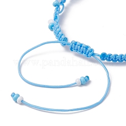 Adjustable Nylon Cord Braided Bead Bracelets&nbsp;BJEW-MZ00163-05