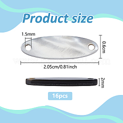 16Pcs Natural Black Lip Shell Connector Charms&nbsp;FIND-BC0019-96B