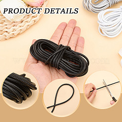 5 Yards Round PU Leather Cords&nbsp;LC-CL0001-05C