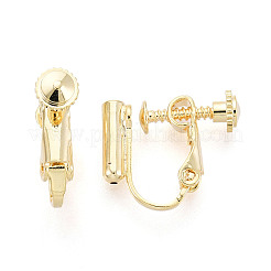 Brass Screw Clip-on Earring Converters Findings&nbsp;KK-N229-01B