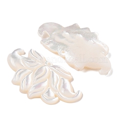 Natural White Shell Carved Pendants&nbsp;SSHEL-C012-04