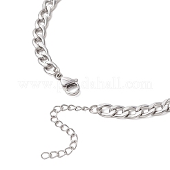 5MM 304 Stainless Steel Mixed Link Chain Necklaces&nbsp;NJEW-JN05850