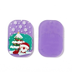Christmas Translucent Printed Acrylic Pendants&nbsp;SACR-G019-B01
