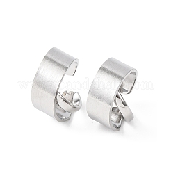 304 Stainless Steel C-Shaped Cuff Earrings&nbsp;EJEW-K268-85P
