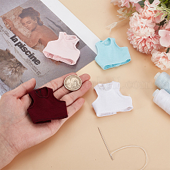 4Pcs 4 Colors Cloth Doll Sleeveless T-shirt&nbsp;DIY-GO0002-47