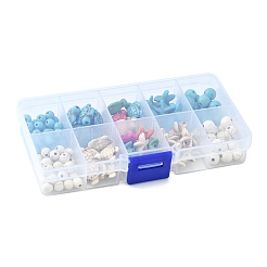 DIY Synthetic Turquoise Beads Kits&nbsp;DIY-FS0003-78