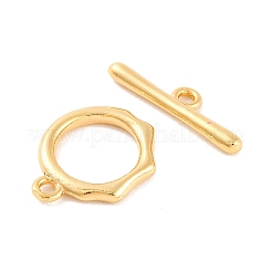Brass Toggle Clasps&nbsp;KK-U024-02G