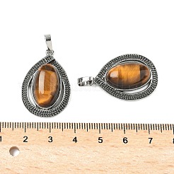 Natural & Synthetic Mixed Gemstone Pendants&nbsp;G-L623-02ASP