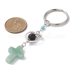 Gemstone Cross Pendant Keychain&nbsp;KEYC-JKC00516