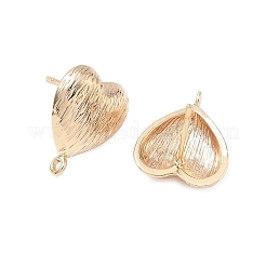 Brass Stud Earring Findings&nbsp;KK-D263-05G