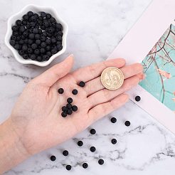 Natural Lava Rock Beads Strands&nbsp;G-OC0001-38-6mm