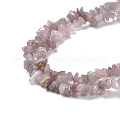 Natural Madagascar Rose Quartz Beads Strands&nbsp;G-P497-03A-02