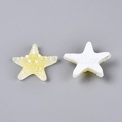 Transpant Resin & Paillette Decoden Cabochons&nbsp;CRES-Q222-01D