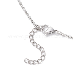 304 Stainless Steel Macrame Pouch Necklace Making for Gemstone Nuggets&nbsp;NJEW-JN05526-01